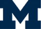 University of Michigan Block M Logo Blue